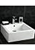 Lily Ceramic Square Counter Top & Wall Hung 1 Tap Hole Basin