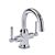 Marston Chrome Basin Mixer Twin Lever (Includes Click Waste)