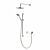 Aqualisa Quartz Blue Smart Digital Shower Concealed with Fixed & Adjustable Heads (Gravity Pumped)