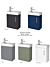 Skaros 400mm Wall Hung Unit & Basin : 5 Colours