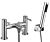 Dalla Chrome Bath Shower Mixer (Includes Shower Kit)