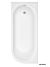 Tee - Left Hand Bath 1700 x 700mm (Includes Panel)