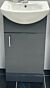 Lanza 450mm Floor Standing Anthracite Unit & Basin