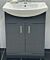 Lanza 650mm Anthracite Floor Standing Unit & Basin