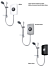 Triton Amore Electric Shower Range 8.5kw & 9.5kw (White Gloss, Brushed Steel, Black Gloss)