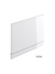 Volta 700mm 2-Piece Lacquered Wood Gloss Panel