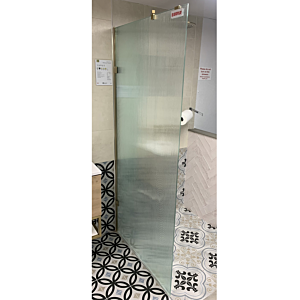 Roman Liberty Brushed Brass 1000mm Fluted Wetroom Panel (Ex. Display)